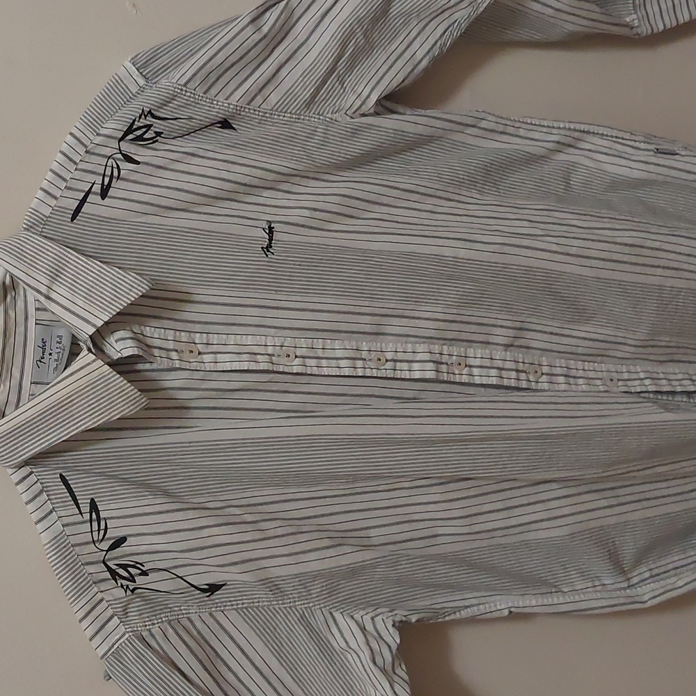 Vintage fender long sleeved button down shirt
